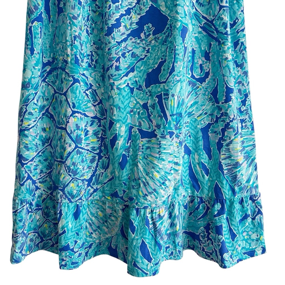 Lilly Pulitzer Limited Edition Girls Tortuga Time Cotton Dress XL - Picture 6 of 10